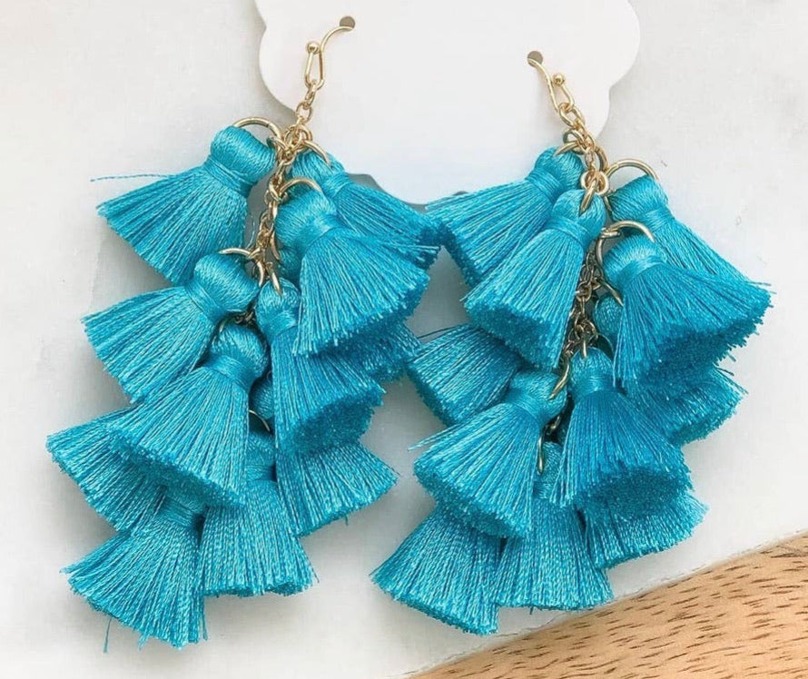 Kasey Tassel Drop Earrings