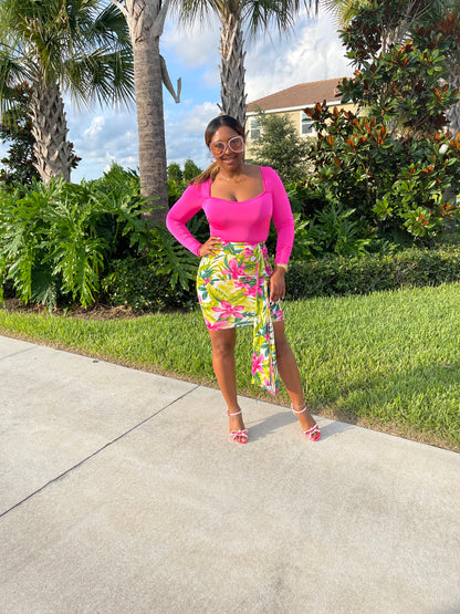 Hawaii In The Summertime Skirt Set